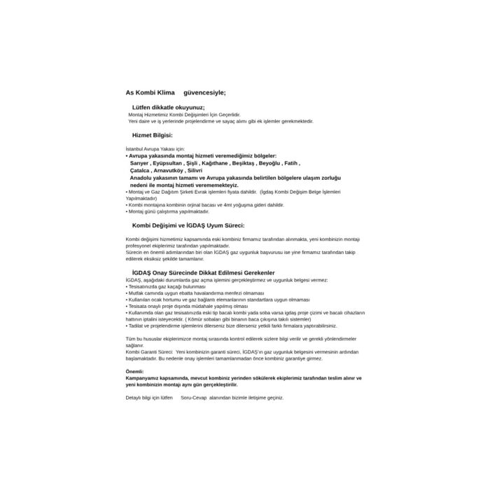 E.C.A Citius Premix 24 Kw Tam Yoğuşmalı Kombi (İstanbul Avp. Yakası Montaj Dahil) - Görsel 3