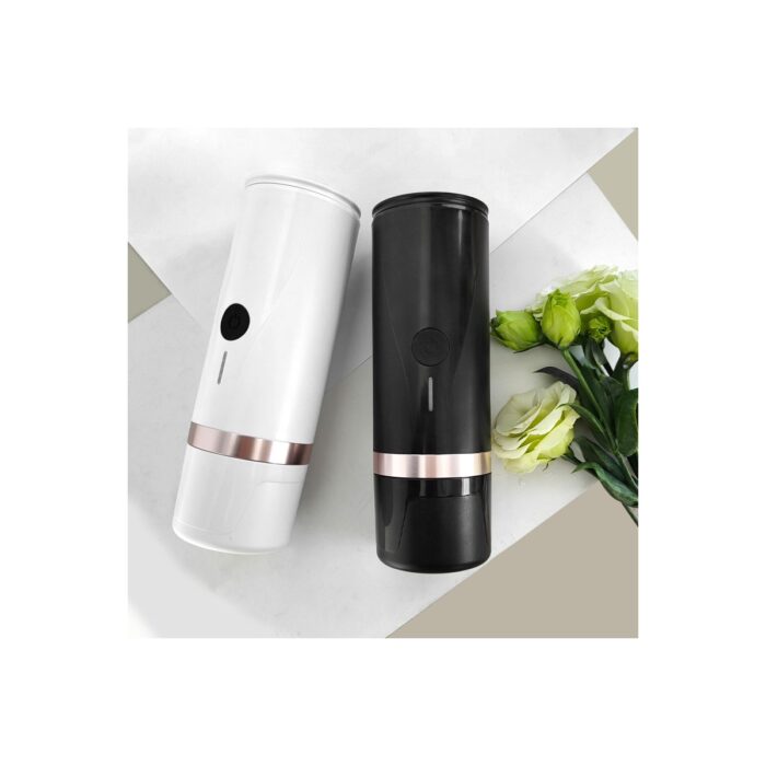 Tabaş TABASPCM03 Beyaz Renk Siyah Isıtma Fonksiyonu Taşınabilir Portable Espresso Kahve Makinesi Açık Ofis Tipi Type-C USB Şarj Kahve Makinesi - Görsel 1