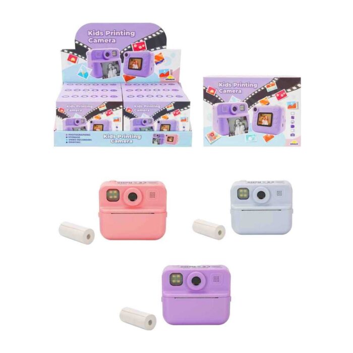 110001247521086.jpg Sunman KDC-030D Çocuk Fotoğraf Makinesi Baskılı 4.4W 1200MAH 3 Renk 3+ - Görsel 1