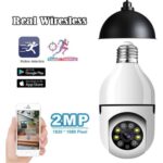 Fırsatkolik Wifi 360 Panoramik Ampul Kamera Güvenlik Kamerası Çift Wifi 360 Derece Gece Görüşlü - Görsel 2