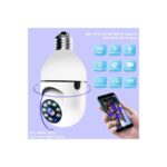 Fırsatkolik Wifi 360 Panoramik Ampul Kamera Güvenlik Kamerası Çift Wifi 360 Derece Gece Görüşlü - Görsel 2