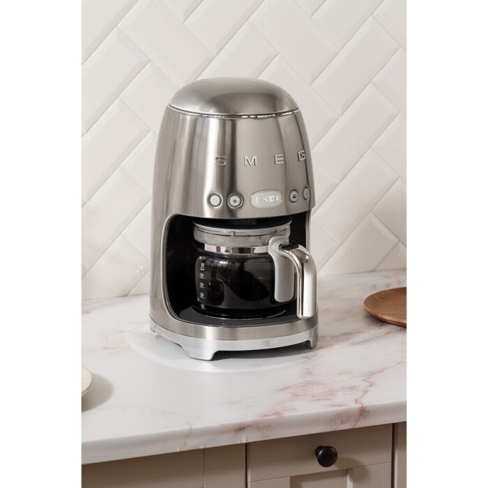 Smeg 50'S Style Retro Paslanmaz Çelik Filtre Kahve Makinesi DCF02SSEU - Görsel 2