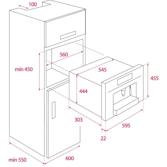 Teka - Clc 8350 Mc Wh - Kapsüllü Ankastre Kahve Makinesi - Beyaz Cam - 111630015 - Görsel 3