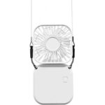 MiraLive El Fanı Mini Masaüstü ve Boyun Askılı Fan Portatif Şarjlı 3 Kademeli Vantilatör Soğutucu