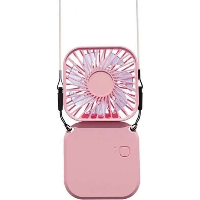 MiraLive El Fanı Mini Masaüstü ve Boyun Askılı Fan Portatif Şarjlı 3 Kademeli Vantilatör Soğutucu - Görsel 4