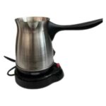 Elektrikli Cezve 800 Watt Paslanmaz Çelik Türk Kahve Makinesi Saplı - Görsel 5