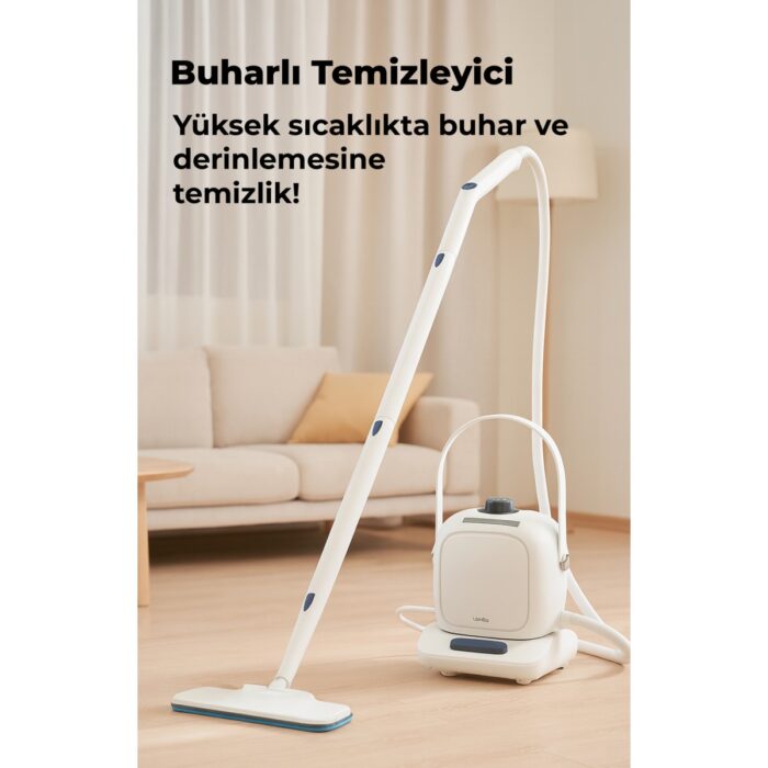 Lydsto NV281A Çok Fonksiyonlu 34 Adet Başlık Hediyeli Buharlı Temizleyici- Buharlı Temizlik Makinesi - Görsel 2