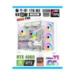 Zeiron Mirage X32 Pro White Ryzen 7 5700X 32GB Ram 1tb M.2 Nvme SSD 8gb RTX4060 Sıvı Soğutmalı Oyuncu Bilgisayarı