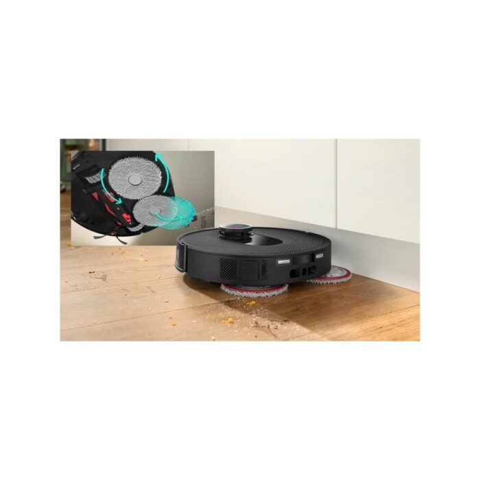 Bosch BCRDW3BX Akıllı Robot Süpürge Çöp Istasyonlu Siyah - Görsel 3