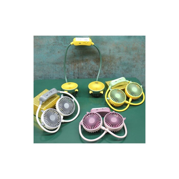 110001250455993.jpg Kuromi Şarjlı Boyun Fanı Vantilatör 2 Kademeli Model 2 - Görsel 1