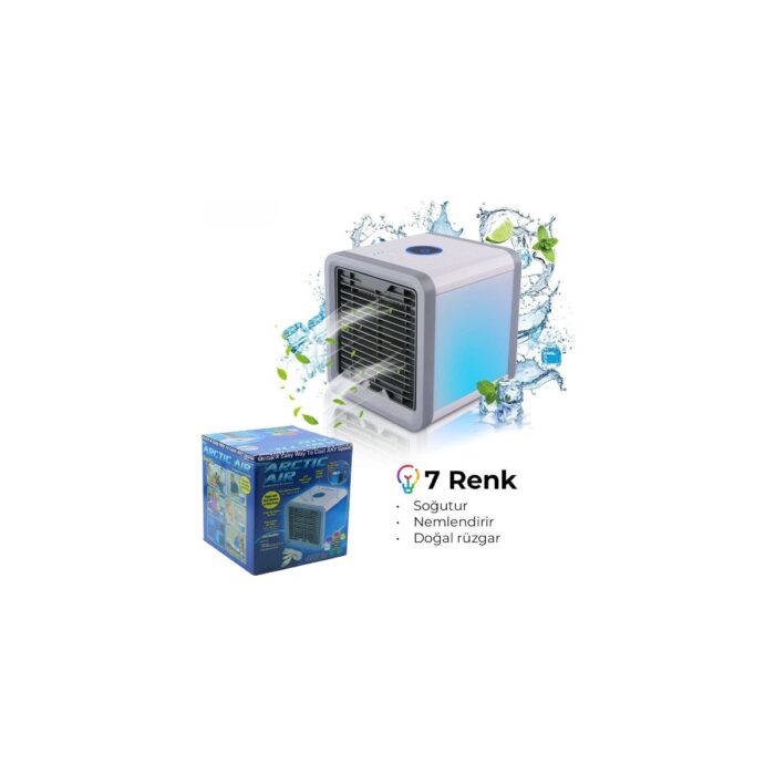 110001250468572.jpg Masaüstü Kare Su Hazneli Fan - Görsel 1