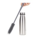 Silikon Uzun Saplı Kavanoz Yıkama Fırçası 360° Dönebilen Başlık