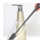 Silikon Uzun Saplı Kavanoz Yıkama Fırçası 360° Dönebilen Başlık - Görsel 2