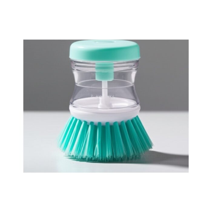 Deterjan Hazneli Bulaşık Yıkama Fırçası Sıvı Deterjan Dolumlu Fırça - Görsel 1