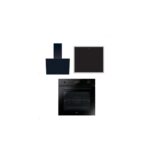 Hoover 3'lü Ankastre Set Çerçeveli Elektrikli Ocak - Siyah (HO3158B FIRIN-HH64FC OCAK-HDG6C1GBTK Dav.)