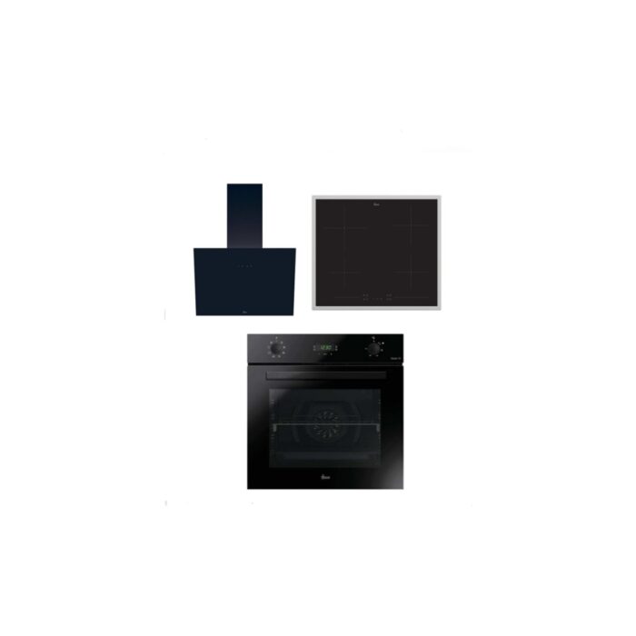 Hoover 3'lü Ankastre Set Çerçeveli Elektrikli Ocak - Siyah (HO3158B FIRIN-HH64FC OCAK-HDG6C1GBTK Dav.) - Görsel 1