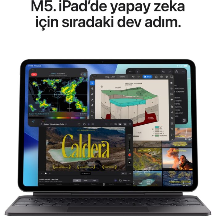 Apple iPad Pro M5 Wi-Fi + Cellular 256GB 11" Standart Cam - Uzay Siyahı ME2N4TU/A - Görsel 5
