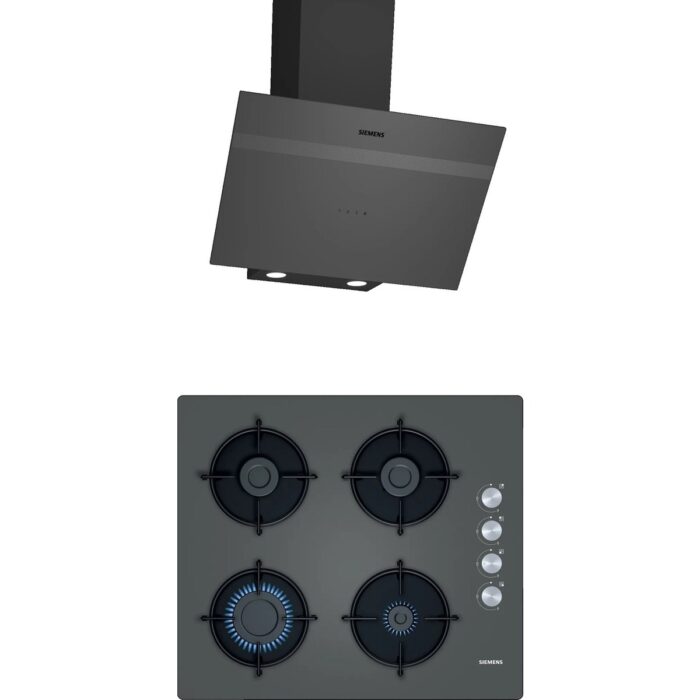 Siemens Gri 2 Li Ankastre Set 480 ( EO6C9PO00O - LC64KPJ70T ) - Görsel 1