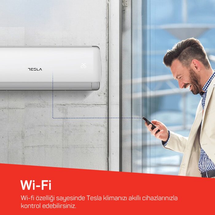 Tesla 12.000 Btu Duvar Tipi Split Klima Seti Beyaz (Arzum AR070 Vantilatör Hediyeli) - Görsel 2