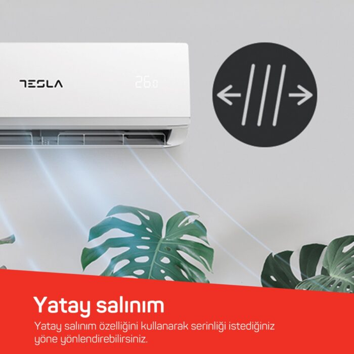 Tesla 12.000 Btu Duvar Tipi Split Klima Seti Beyaz (Arzum AR070 Vantilatör Hediyeli) - Görsel 3