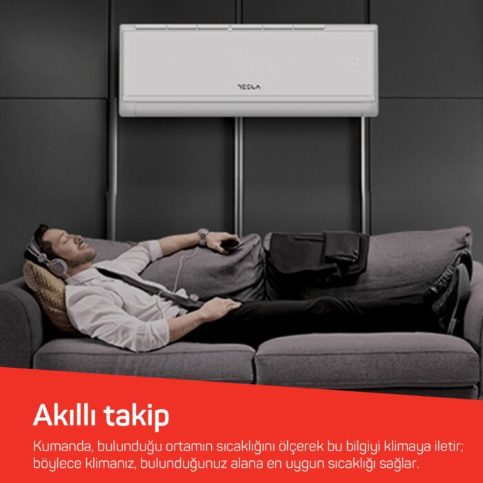Tesla 12.000 Btu Duvar Tipi Split Klima Seti Beyaz (Arzum AR070 Vantilatör Hediyeli) - Görsel 4