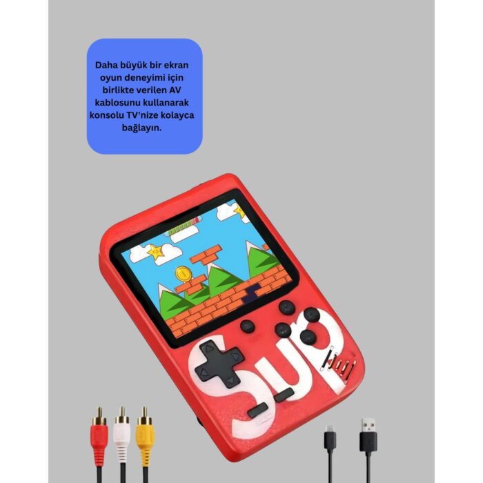 Astraltech Tv Çıkışlı Mini Retro El Konsolu 400 Oyunlu - Görsel 3