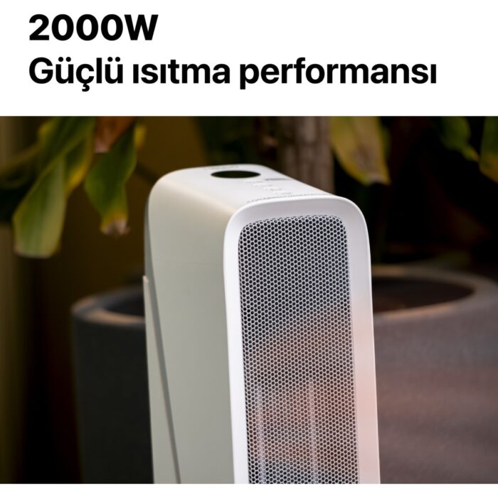 Xenon Smart Akıllı Fanlı Isıtıcı İç Mekan Wi-Fi Isıtma Cihazı Ultra Sessiz Ptc Seramik Space Heater (2000W) X7440 - Görsel 4