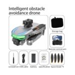 Hzl A17 Drone, Katlanabilir, Akıllı 4K Kameralı,360 Derece Roll, Havada Sabitlemeli Yüksek Hızlı Drone - Görsel 2