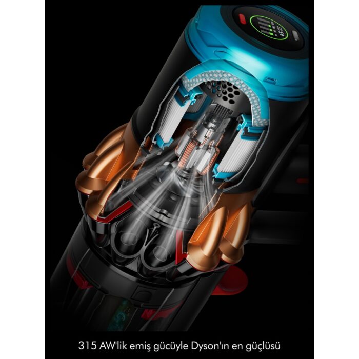 Dyson V16 Piston Animal Kablosuz Süpürge (Mat Siyah/bakır) - Görsel 3