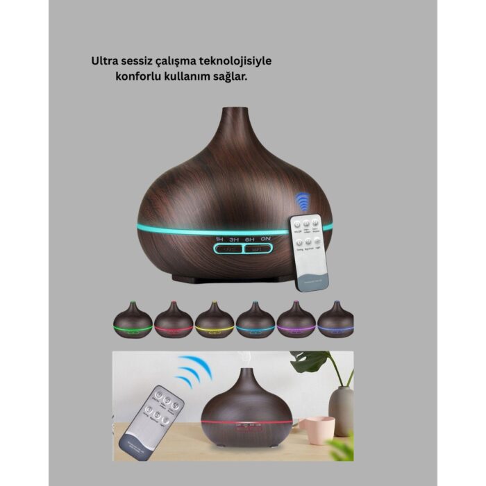 Ronanna Büyük Su Hazneli Ultrasonik Difüzör ve Oda Nemlendirici - Görsel 5