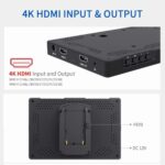 Feelworld T7 Plus 7 Inç 3D Lut  Kamera Alan Monitörü 1920X1200  4K HDMI - Görsel 4