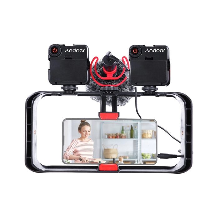 Andoer D9150 Akıllı Telefon Video Teçhizatı Kiti - Görsel 1