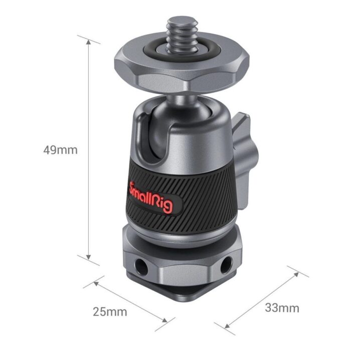 Smallrig 2948B Mini Top Kafa  (2 Adet) - Görsel 3