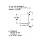 Profilo FRIAT8AB Mikrodalga Fırın Ankastre Beyaz - Görsel 5