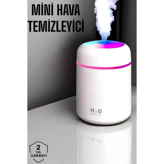 Ronanna Hava Nemlendirici Ultrasonik Mini Hava Temizleyici Aromaterapi - Görsel 1