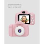 Pembe Mini 1080P Hd Çocuk Kamera - 8mp, Video Kaydı,tf Kart Destekli - Görsel 4