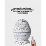 Fta Ticaret 14 Renkli Nebula Yıldız Projektör + Müzik + Gürültü Cihazı + Zamanlayıcılı - Görsel 5