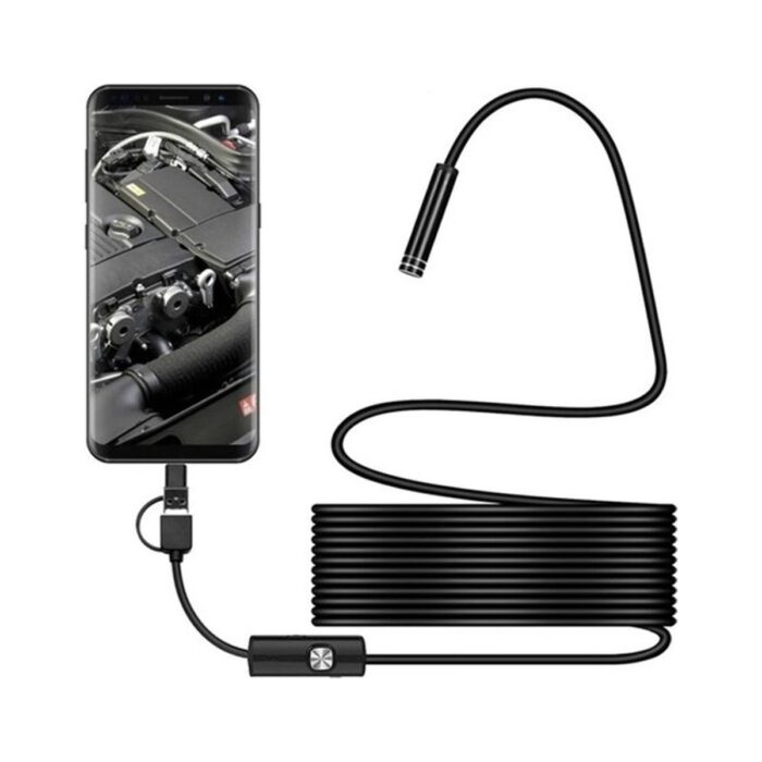 Aksiyon Global Endoskop 3 In 1 Yılan Kamera USB Micro USB Type-C 20 Metre Sert Kablo - Lisinya - Görsel 3