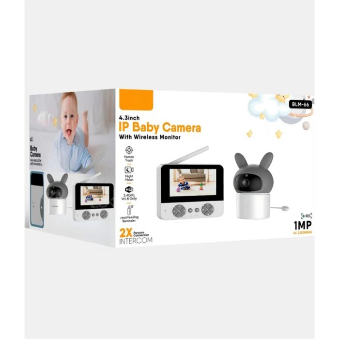 Aksiyon Global Bebek Kamerası Kumandalı Monitörlü Karşılıklı Konuşma Özellikli , Hatırlatıcılı Ip Bebek Kamerası - Lisinya - Görsel 5