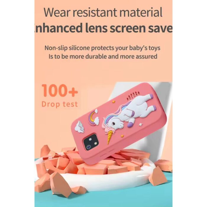 Aksiyon Global Telefon Modelli Çocuk Dijital Fotoğraf Makinası Çift Kameralı Dokunmatik Ekran 2.0 Ekran - Lisinya - Görsel 5