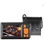 Aksiyon Global Ekranlı 3 Kameralı 10 mt Hafıza Kart Destekli Sert Kablo Yılan Endoskop Kamera 8 mm 4.3 Inc - Lisinya