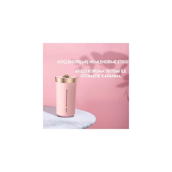 Aksiyon Global Baseus Whale Araç ve Ev Ultrasonik Hava Nemlendirici Gece LAMBASI-(1903) - Görsel 3