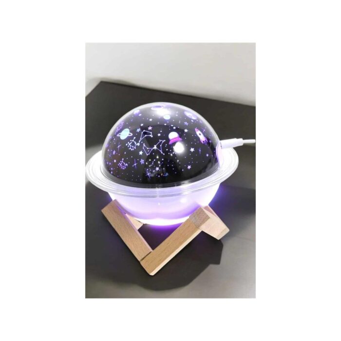 AyrStore Hava Nemlendirici Projeksiyon Görünümlü USB Bağlantılı Aromaterapi - Görsel 3