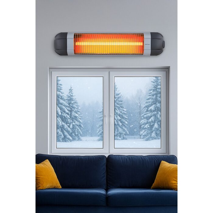 Pazaraza Vesus 3000W Infrared Elektrikli Isıtıcı Duvar ve Ayak Için Uygun - Görsel 4