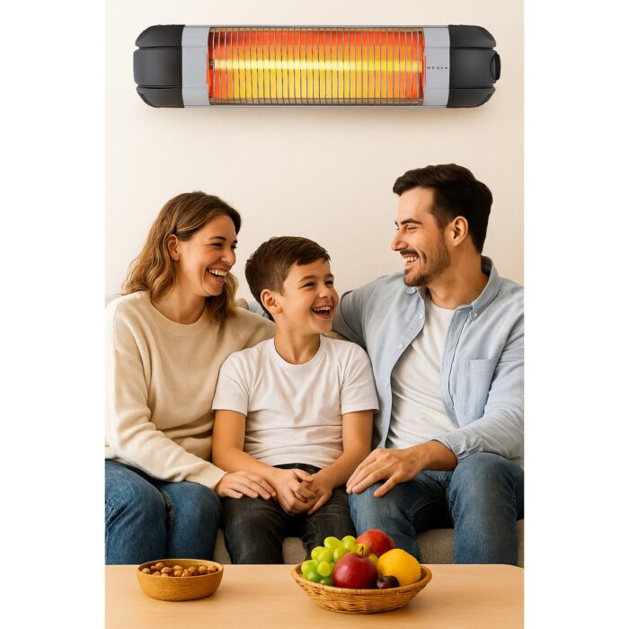 Pazaraza Vesus 3000W Infrared Elektrikli Isıtıcı Duvar ve Ayak Için Uygun - Görsel 5