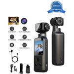 AriaTech 4K Ultra Hd 270° Döndürülebilir Su Geçirmez Kablosuz Vlog Spor ve Aksiyon Kamerası - Lisinya