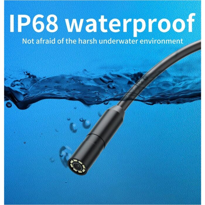 Hayat Store Endoskop Yılan Video Kamera Ios Uyumlu Led’li 5 Metre 7 mm Sert Kablo 2mp Full Hd - Lisinya - Görsel 2