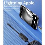 Hayat Store Endoskop Yılan Video Kamera Ios Uyumlu Led’li 5 Metre 7 mm Sert Kablo 2mp Full Hd - Lisinya - Görsel 4