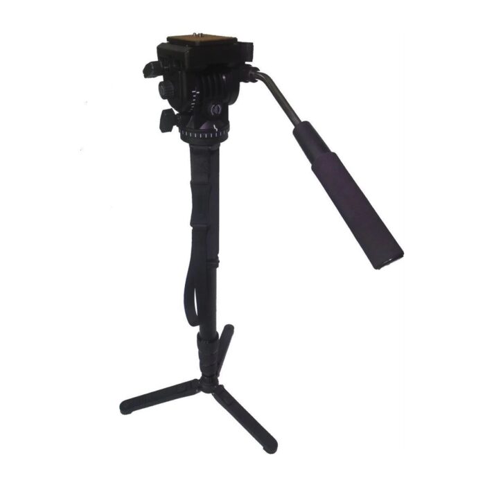 110001254619362.jpg Oem PRO77 Video Başlıklı Ayaklı Monopod - Görsel 1