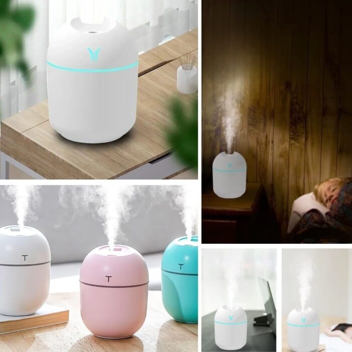 Femina Trendy Işıklı Kuru Havayı Azaltan ve Aromaterapi Deneyimi Sunan Hava ve Oda Nemlendirici (5224) - Görsel 3